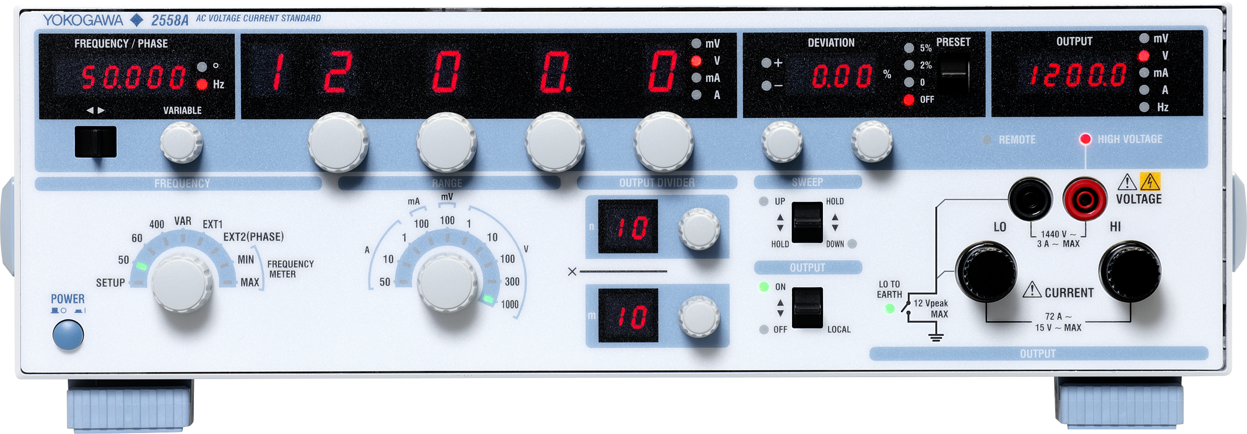 YOKOGAWA 요꼬가와 2558A AC Voltage Current Standard 교류 전압 전류 표준발생기 